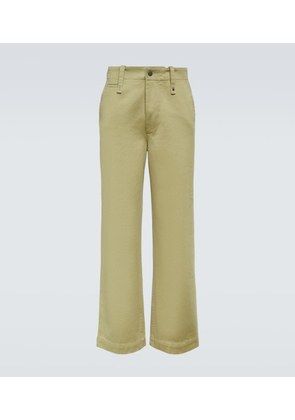 Burberry Straight leg cotton pants