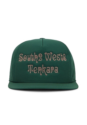 South2 West8 Trucker Cap in Green - Green. Size all.