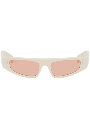 Gucci Off-White Cat-Eye Sunglasses