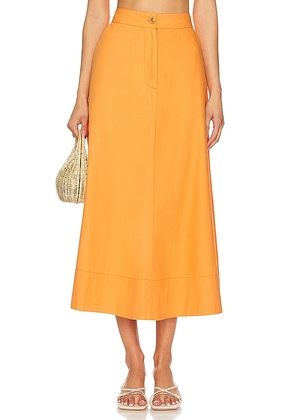 HAIGHT. Maria Skirt in Orange. Size L, XL, XS.