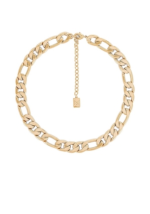 MIRANDA FRYE x REVOLVE Brooklyn Necklace in Metallic Gold.