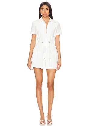Amanda Uprichard x REVOLVE Vanessa Mini Dress in White. Size L, XL.
