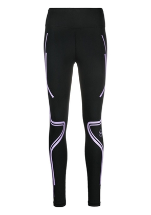 adidas by Stella McCartney TruePace Running logo-print leggings - Black