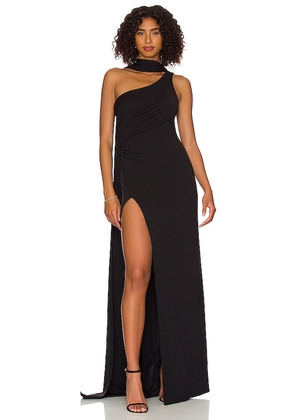 Katie May Amina Gown in Black. Size S.
