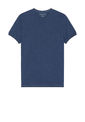 OUTERKNOWN Sojourn Pocket Tee in Blue. Size S.