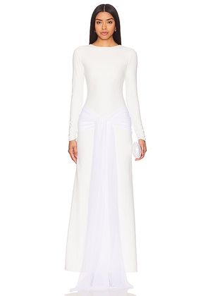 Port de Bras Gala Dress in White. Size M, S, XL, XS.