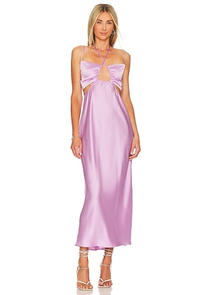 Show Me Your Mumu Codie Cut Out Dress in Lavender. Size M.