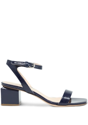 AGL Angie 60mm patent-leather sandals - Blue