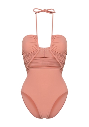 Rick Owens cut-out-detail swimsuit - Pink