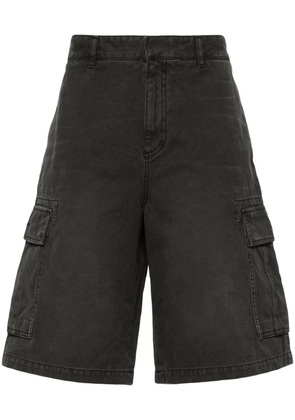 Givenchy logo-embroidered cargo shorts - Black