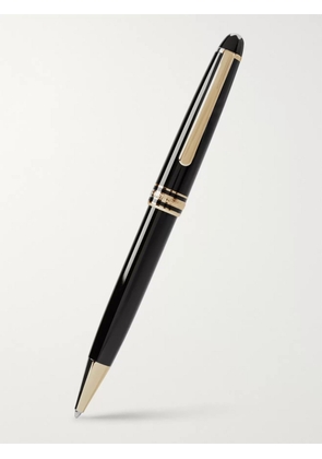 Montblanc - Meisterstück Classique Resin and Gold-Plated Ballpoint Pen - Men - Black