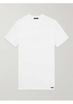 TOM FORD - Stretch Cotton and Modal-Blend T-Shirt - Men - White - S