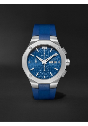 Baume & Mercier - Riviera Baumatic Automatic Chronograph 43mm Stainless Steel and Rubber Watch, Ref. No. M0A10623 - Men - Blue