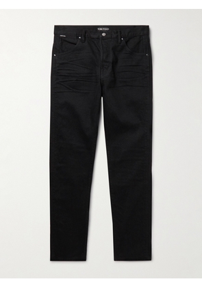 TOM FORD - Tapered Selvedge Jeans - Men - Black - UK/US 30