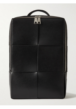 Bottega Veneta - Intrecciato Leather Backpack - Men - Black
