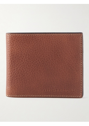 Brunello Cucinelli - Full-Grain Leather Billfold Wallet - Men - Brown