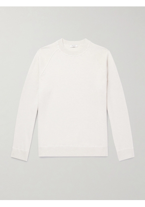 Boglioli - Cotton and Cashmere-Blend Sweater - Men - White - S