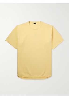 Goldwin - Waffle-Knit Solotex® T-Shirt - Men - Yellow - 2
