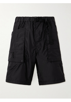 Goldwin - Straight-Leg Belted Ripstop Cargo Shorts - Men - Black - 2