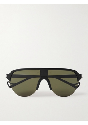 DISTRICT VISION - Nagata Speed Blade Nylon and Titanium Polarised Sunglasses - Men - Black