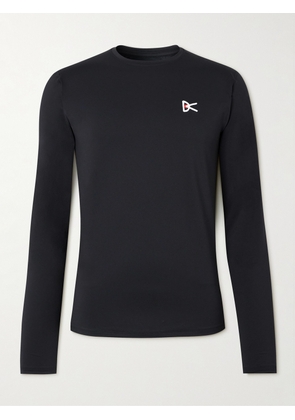 DISTRICT VISION - Logo-Print Jersey T-Shirt - Men - Black - S