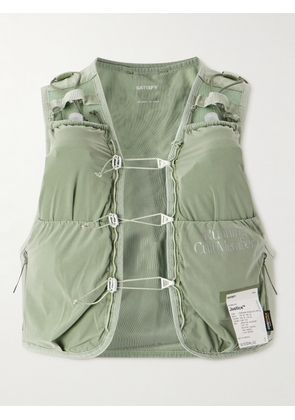 Satisfy - Logo-Print Appliqued Justice™ Cordura® Hydration Vest, 5L - Men - Green - S/M