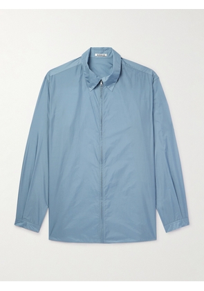 Auralee - Nylon Zip-Up Overshirt - Men - Blue - 3