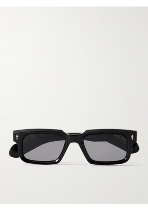 Jacques Marie Mage - Belvedere Square-Frame Acetate and Gold- and Silver-Tone Sunglasses - Men - Black