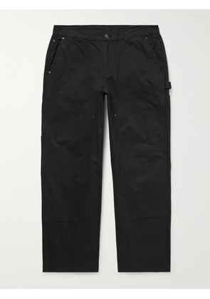 Corridor - Herringbone Cotton Carpenter Trousers - Men - Black - UK/US 28