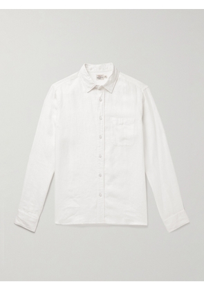 Faherty - Laguna Linen Shirt - Men - White - S