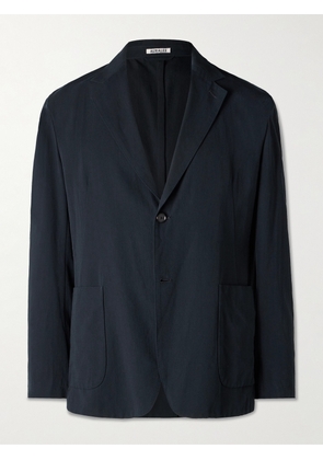 Auralee - Unstructured Cotton and Silk-Blend Twill Suit Jacket - Men - Blue - 3