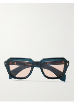 Jacques Marie Mage - Taos Square-Frame Acetate Sunglasses - Men - Blue