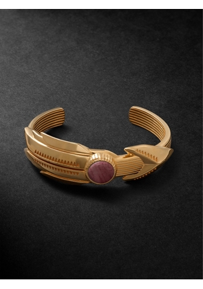 Jacques Marie Mage - Natrona Limited Edition Gold Vermeil Mookaite Cuff - Men - Gold - M