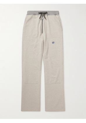 KAPITAL - Flared Cotton-Jersey Sweatpants - Men - Neutrals - 1