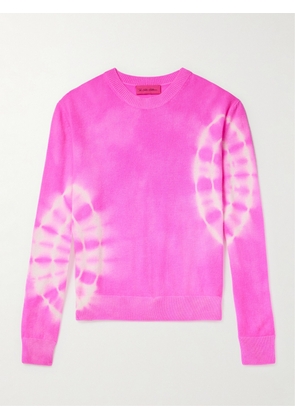 The Elder Statesman - Spiral City Tranquility Tie-Dyed Cashmere Sweater - Men - Pink - XS