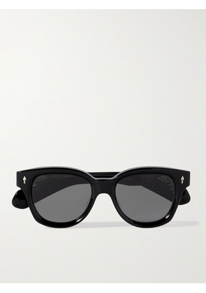 Jacques Marie Mage - Mojave D-Frame Acetate, Gold and Silver-Tone Sunglasses - Men - Black