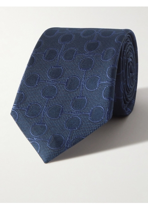 Gucci - 7.5cm Horsebit Silk-Jacquard Tie - Men - Blue