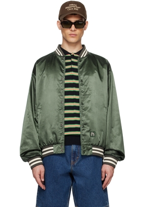 thisisneverthat Green Embroidered Bomber Jacket