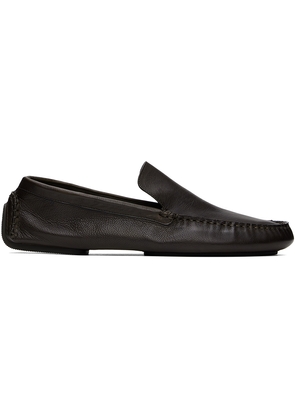 The Row Brown Lucca Loafers