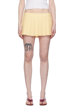 GUIZIO Yellow Fairfield Miniskirt