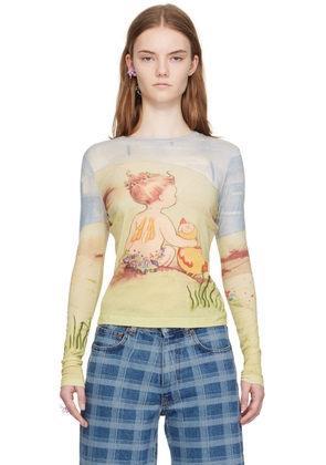 Molly Goddard Multicolor Karina Long Sleeve T-Shirt