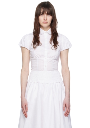 GUIZIO White Liana Shirt