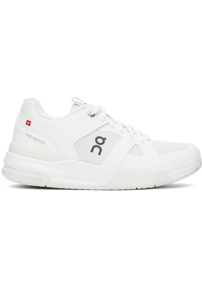 On White 'THE ROGER' Clubhouse Pro Sneakers