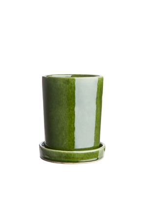 Terracotta Herb Pot - Green