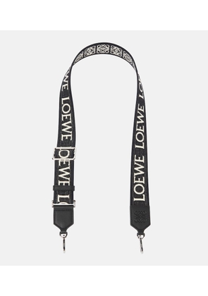 Loewe Logo jacquard bag strap