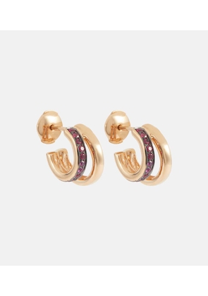 Pomellato Pomellato Together 18kt rose gold earrings with rubies