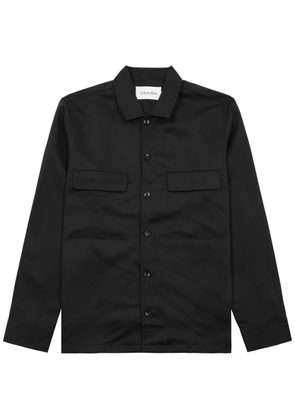 Calvin Klein Twill Overshirt - Black - M