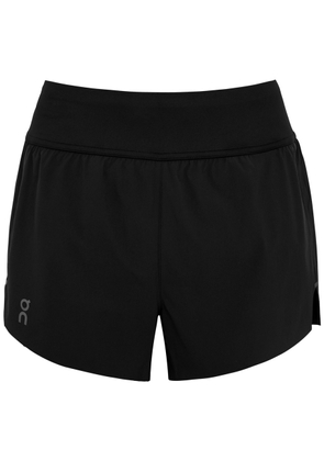 ON Running Stretch-nylon Shorts - Black - L (UK14 / L)