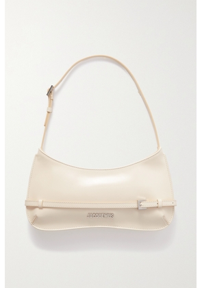 Jacquemus - Le Bisou Ceinture Patent-leather Shoulder Bag - White - One size