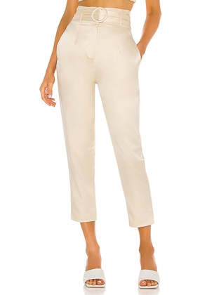 Camila Coelho Guadalupe Pant in Cream. Size XL.